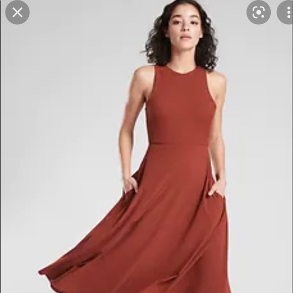 Athleta Dresses & Skirts - NWT Athleta Winona Hybrid Support MIDI Dress XL